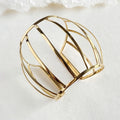 Brass Caged Dome Bracelet