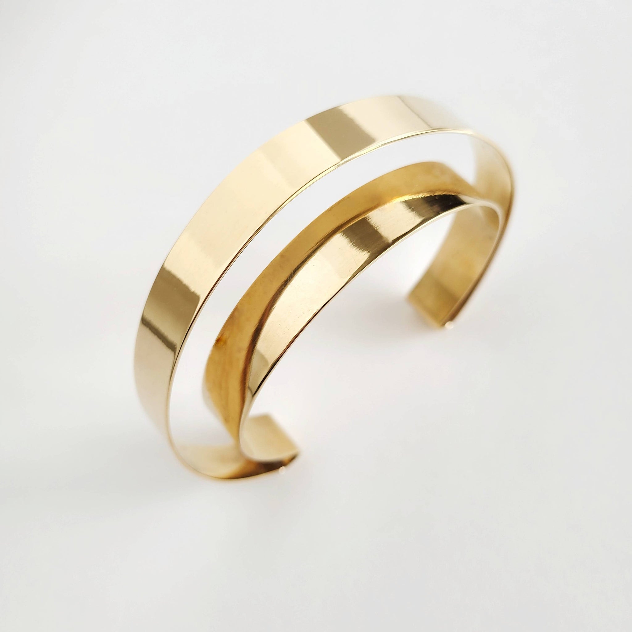 Custom HandStamped Brass Cuff Bracelet  Dee Ruel Jewelry